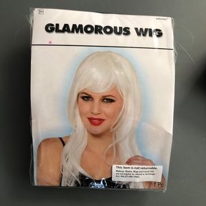 Halloween Glamorous Wig White